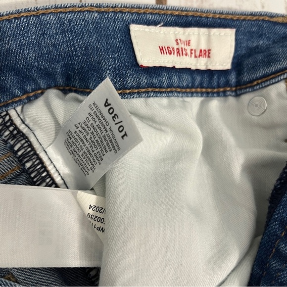 Lucky  Brand Stevie High Rise Waist Flare Sweet Jeans Size 10 / 30 - Picture 13 of 14